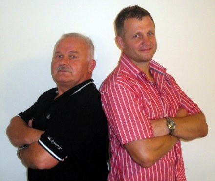 Mieczysław Nahunko (z lewej) i Andrzej Masewicz /Informacja prasowa