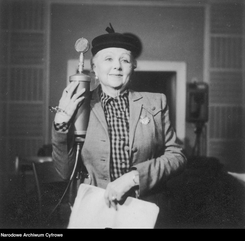 Mieczysława Ćwiklińska w 1948 roku /Z archiwum Narodowego Archiwum Cyfrowego