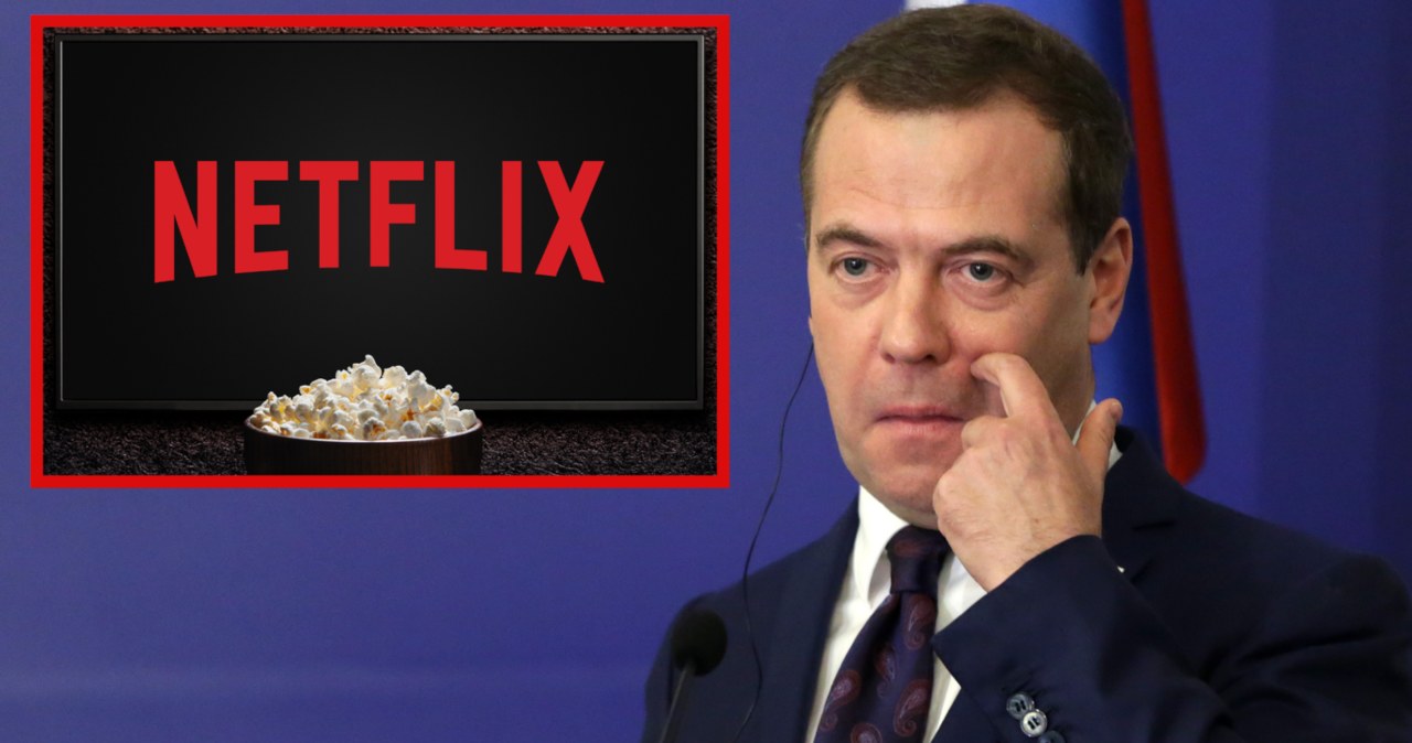 Miedwiediew ma "sprytny" plan jak doprowadzić Netflixa do bankructwa. Starą rosyjską metodą ma polegać na kradzieży