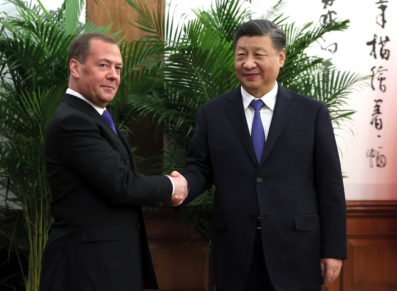 Miedwiediew spotkał się z przywódcą Chin. Rozmawiali m.in. o Ukrainie