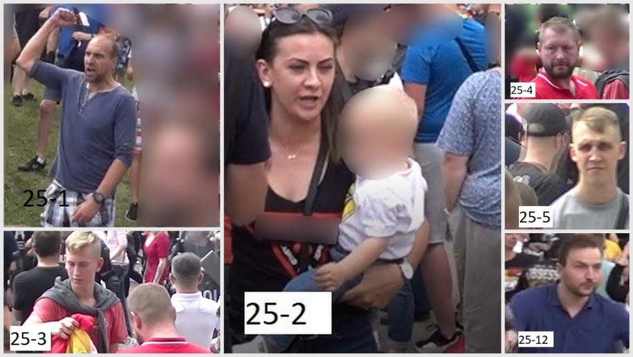 Między innymi te osoby są poszukiwane po Marszu Równości /Policja