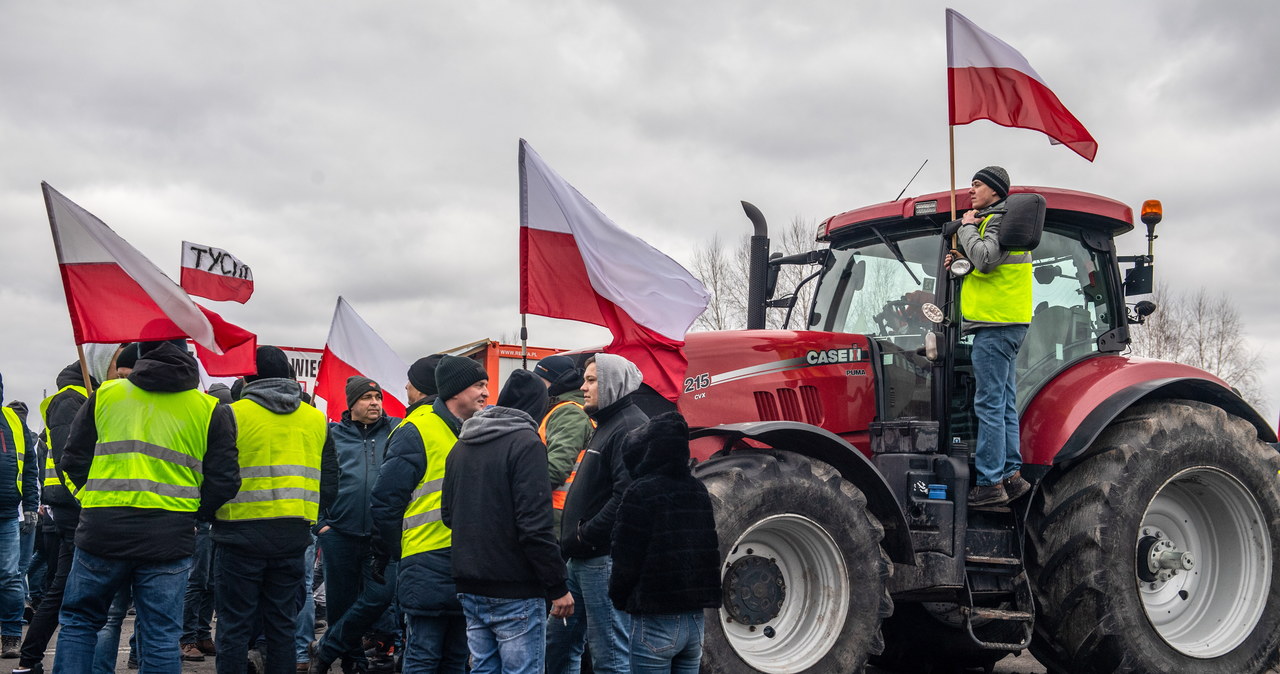 Międzynarodowy protest rolników w Dorohusku