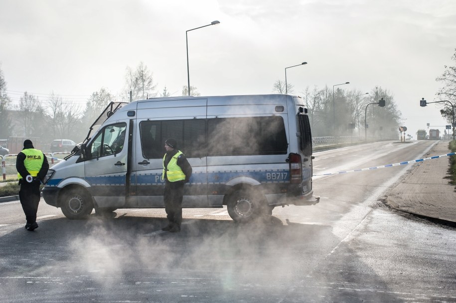 Miejsce akcji policji /Maciej Kulczyński /PAP