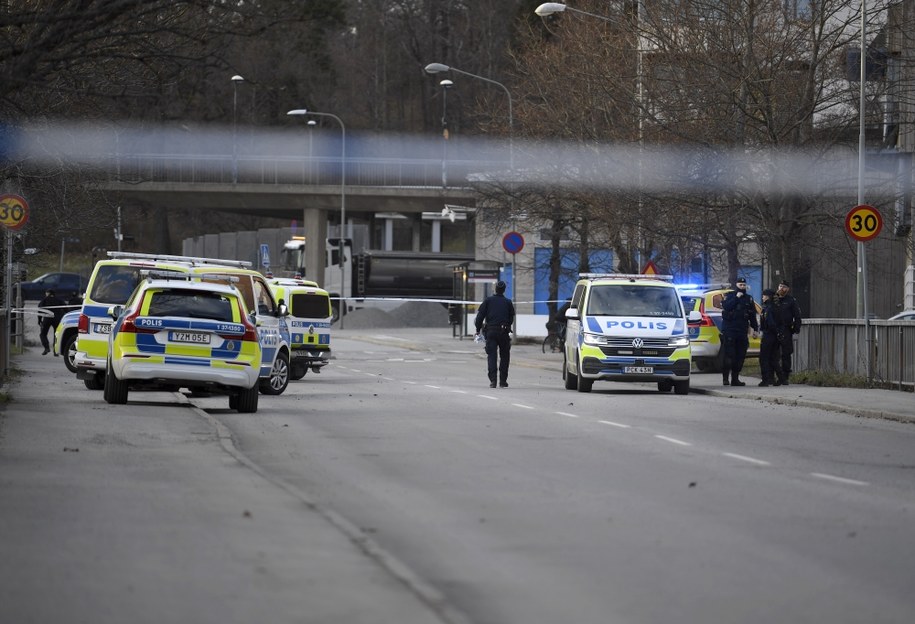 Miejsce brutalnego zabójstwa /OSCAR OLSSON /PAP/EPA