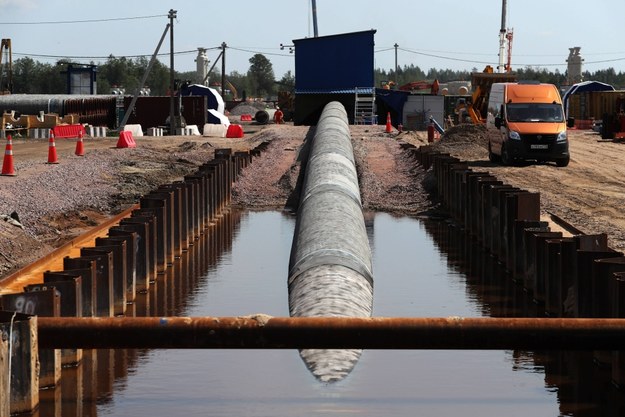 Miejsce budowy gazociągu Nord Stream 2 w pobliżu Leningradu /	Alexander Demianchuk /PAP/ITAR-TASS