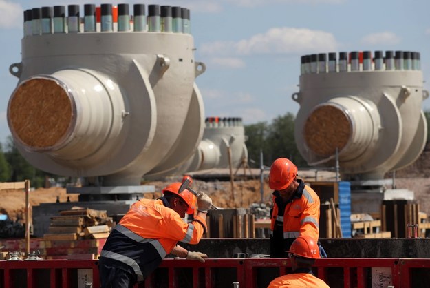 Miejsce budowy Nord Stream 2 w Rosji /	Alexander Demianchuk /PAP/ITAR-TASS