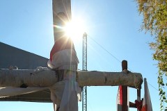 Miejsce katastrofy pół roku później