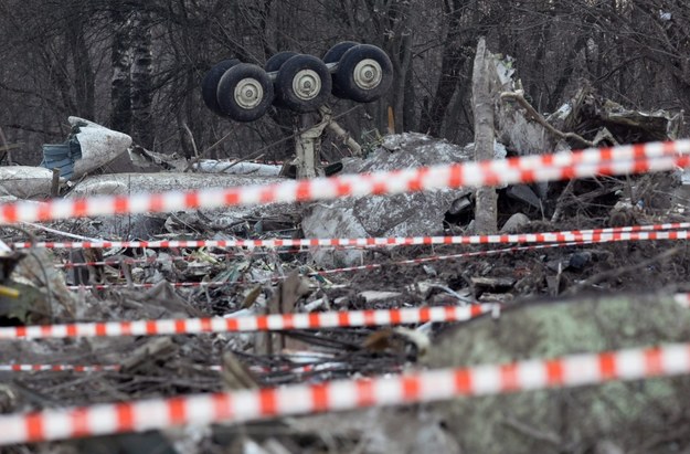 Miejsce katastrofy prezydenckiego Tu-154 /SERGEI CHIRIKOV /PAP/EPA