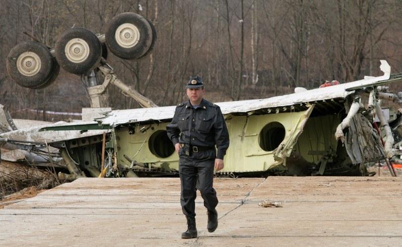 Miejsce katastrofy samolotu prezydenckiego Tu 154M /Stefan Maszewski /Reporter