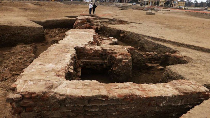 Miejsce prowadzenia wykopalisk - starożytne łaźnie w Sais /Fot. Egipskie Ministerstwo Antyków /materiały prasowe