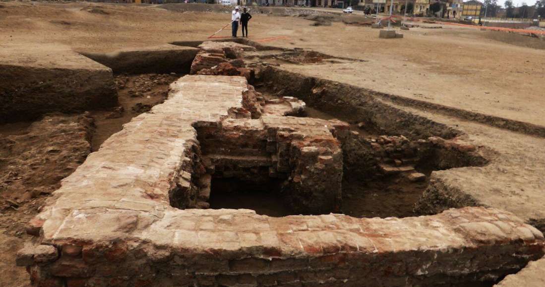 Miejsce prowadzenia wykopalisk - starożytne łaźnie w Sais /Fot. Egipskie Ministerstwo Antyków /materiały prasowe