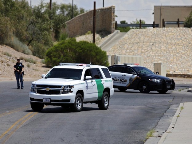 Miejsce strzelaniny w El Paso /IVAN PIERRE AGUIRRE /PAP/EPA