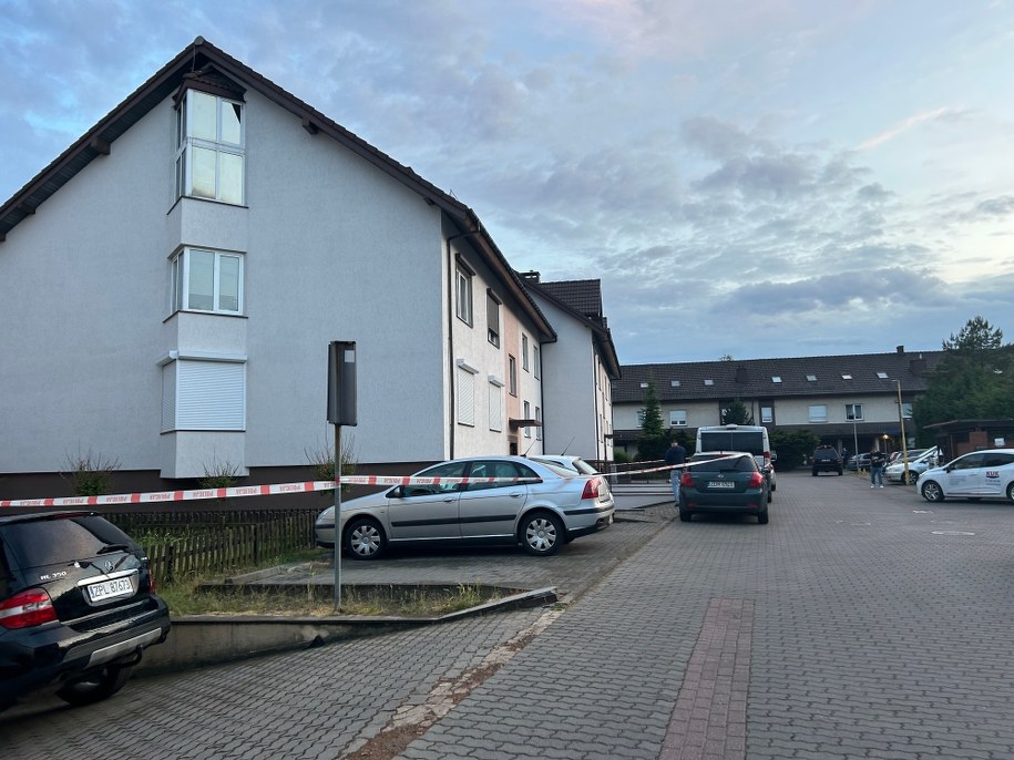 Miejsce tragedii przy ul. Kasjopei w Szczecinie /Aneta Łuczkowska /RMF FM