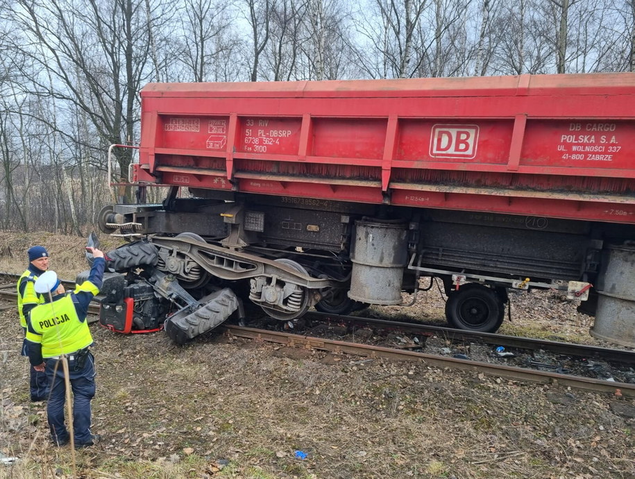 Miejsce tragicznego wypadku / KMP Rybnik /PAP