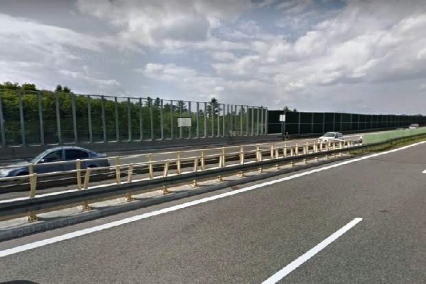 Miejsce tragicznego wypadku w Pogórzu na drodze ekspresowej /foto. Policja Śląska /