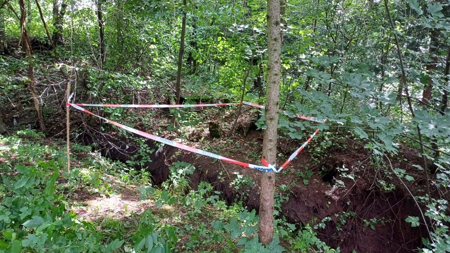 Miejsce ujawnienia pocisku /KMP Nowy Sącz /