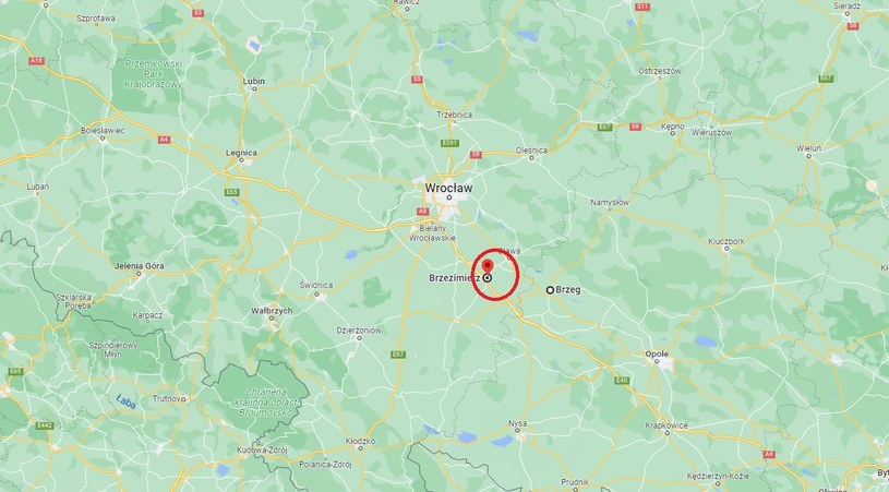 Miejsce, w którym doszło do wypadku /Google Maps /
