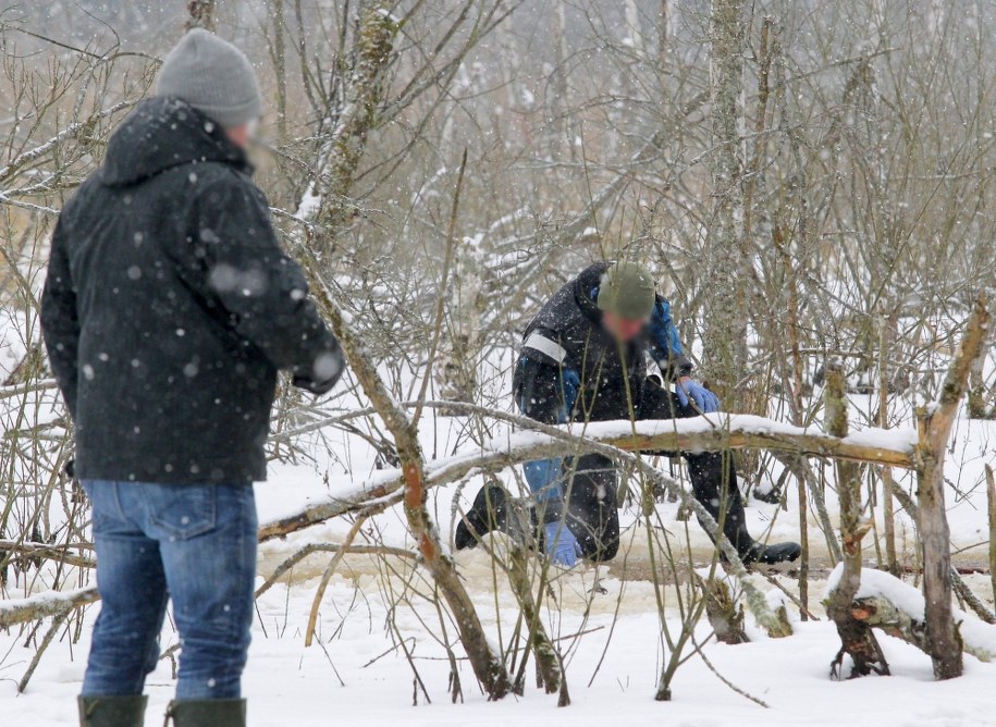 Miejsce, w którym po dwóch tygodniach poszukiwań odnaleziono ciało zaginionego studenta /Tomasz Waszczuk /PAP
