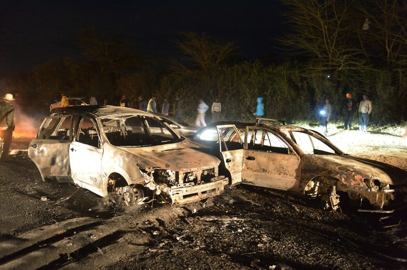 Miejsce wybuchu cysterny z gazem /AFP