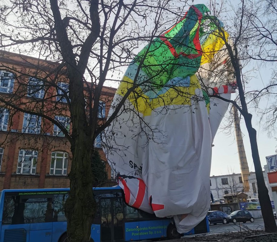 Miejsce wypadku balonu /Agnieszka Der /RMF MAXX