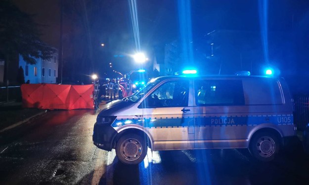Miejsce wypadku w Poznaniu /Policja