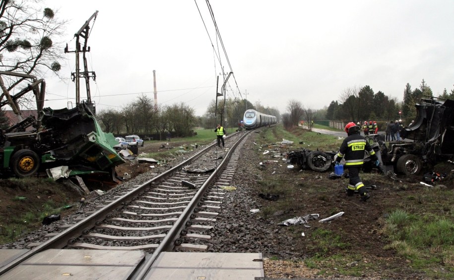 Miejsce wypadku /Krzysztof Świderski /PAP