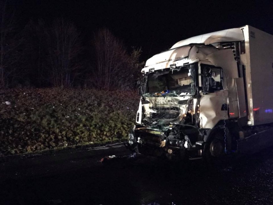 Miejsce wypadku /Pomoc Drogowa Wal-Car Ratownictwo Drogowe /Facebook