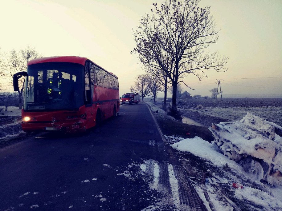 Miejsce wypadku /Policja
