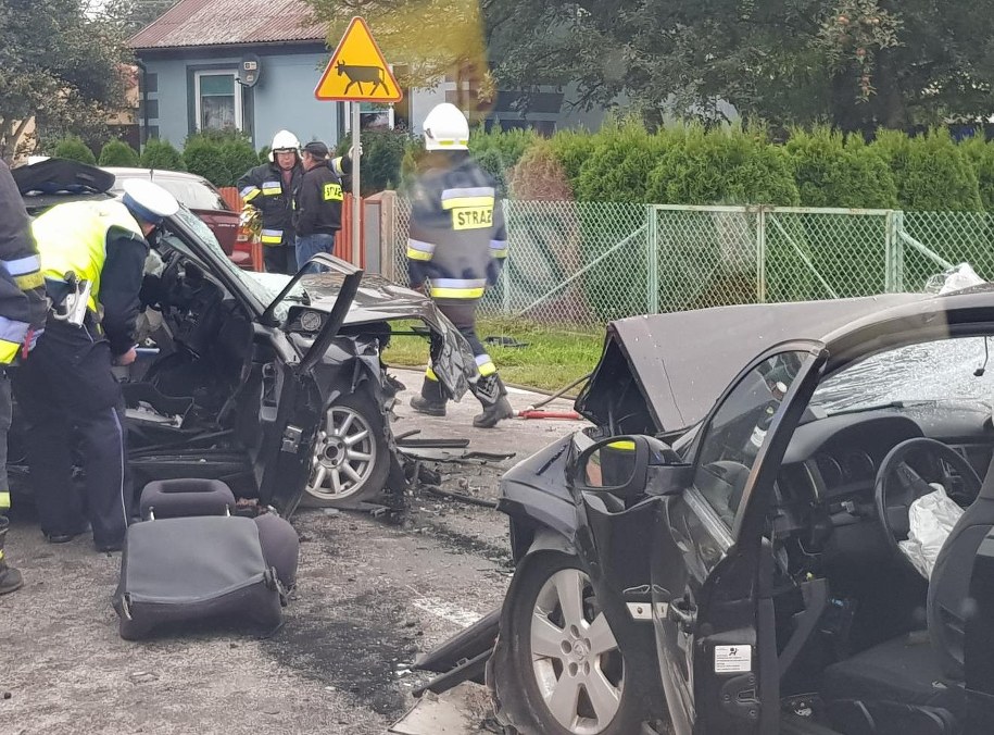 Miejsce wypadku /Gorąca Linia RMF FM