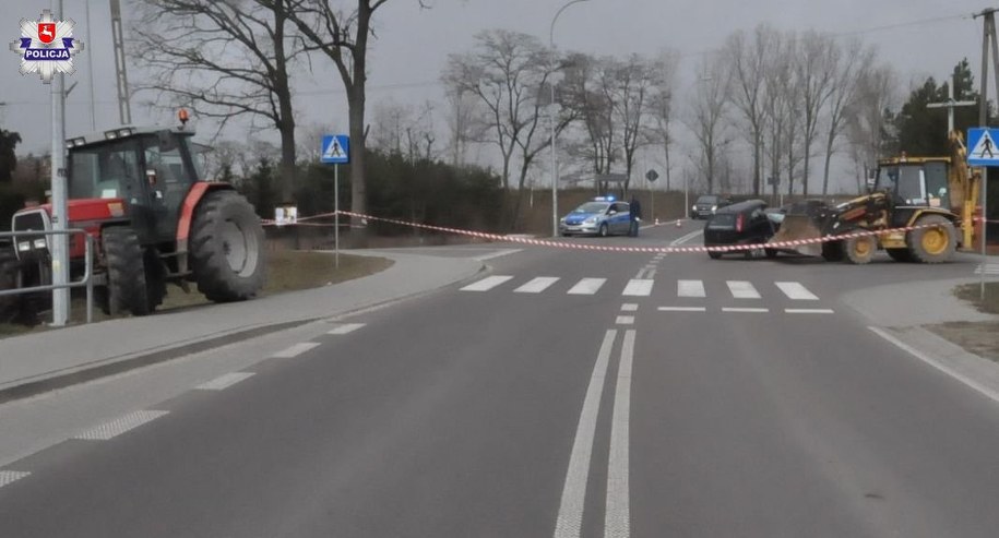 Miejsce wypadku /Policja