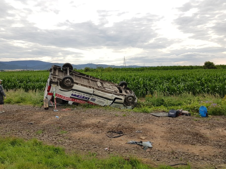 Miejsce wypadku /Gorąca Linia /Gorąca Linia RMF FM