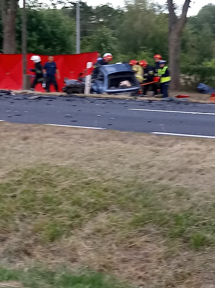 Miejsce wypadku /Gorąca Linia /Gorąca Linia RMF FM