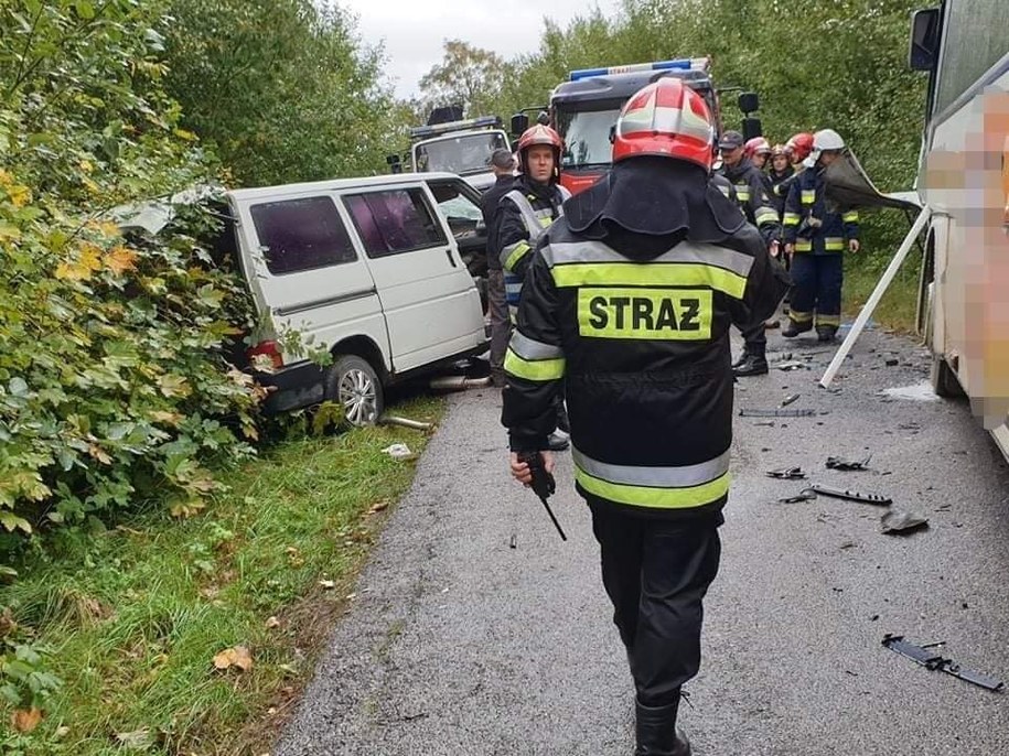 Miejsce wypadku /KWP Białystok /Policja