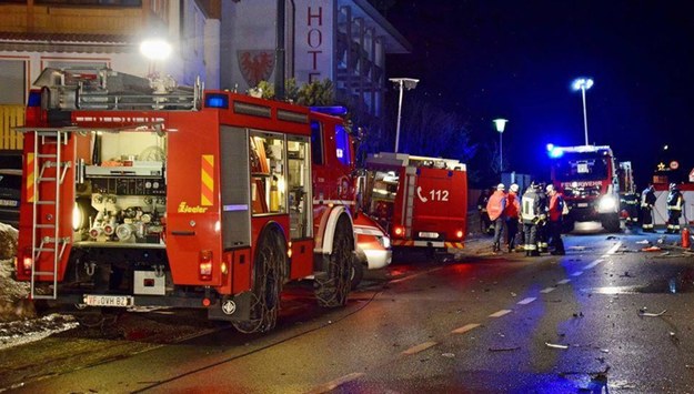 Miejsce wypadku /VIGILI DEL FUOCO HANDOUT /PAP/EPA