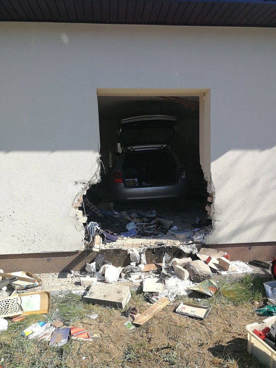 Miejsce wypadku /Gorąca Linia RMF FM