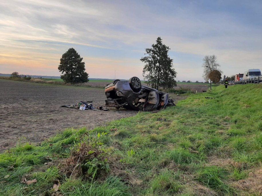 Miejsce wypadku /Gorąca Linia RMF FM