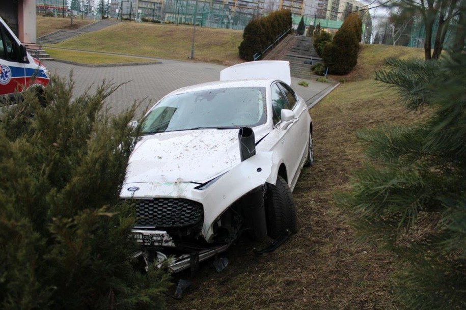 Miejsce wypadku /Policja w Tarnowie /Policja