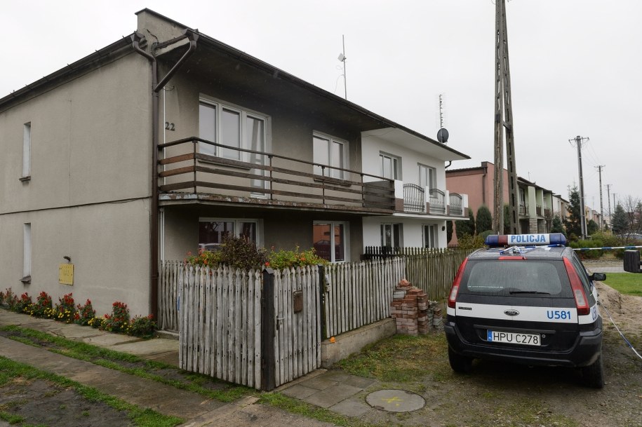 Miejsce zabójstwa w Rogoźnie /Jakub Kaczmarczyk /PAP