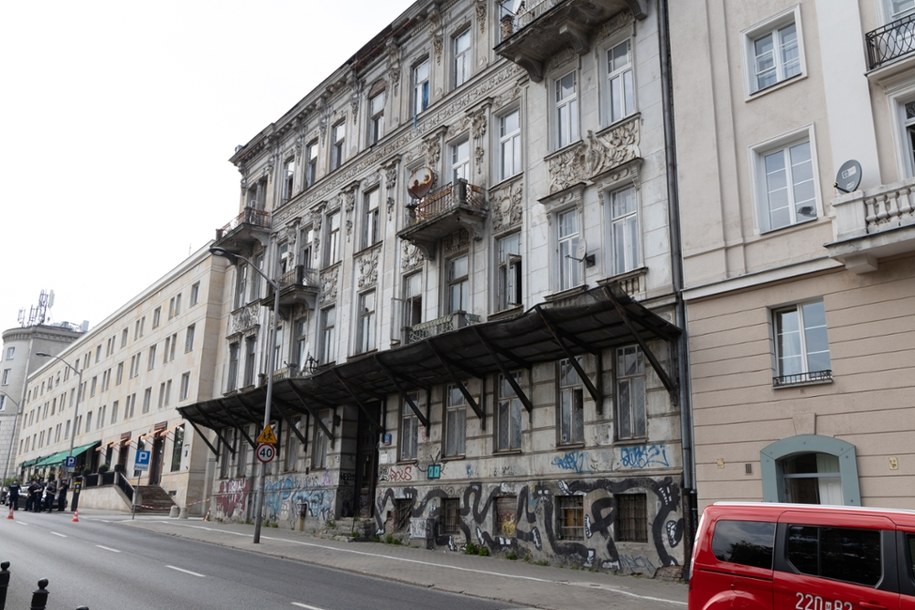 Miejsce zawalenia stropu kamienicy w Warszawie /Mikołaj Poruszek /RMF FM