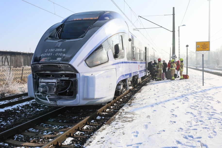 Miejsce zdarzenia na przejeździe w Daniszynie /	Tomasz Wojtasik /PAP