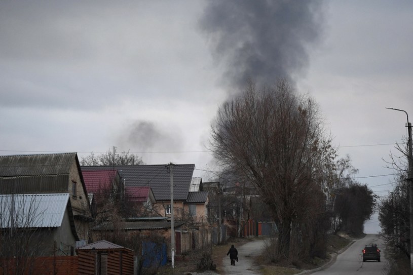Miejscowość niedaleko Hostomla /DANIEL LEAL/AFP /East News