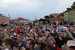Miesięcznica smoleńska: Uczestnicy kontrmanifestacji