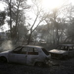 Mieszkańcy Aten zamknięci w domach.  Na przedmieściach trwa walka z ogniem 