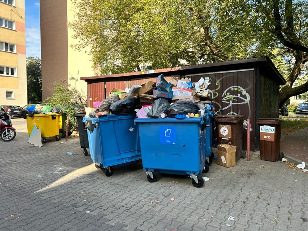 Mieszkańcy Grójeckiej boją się wyrzucać śmieci /Anna Zakrzewska /RMF FM