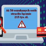 Mieszkańcy jednego powiatu stracili przez oszustwa w sieci 200 tys. złotych
