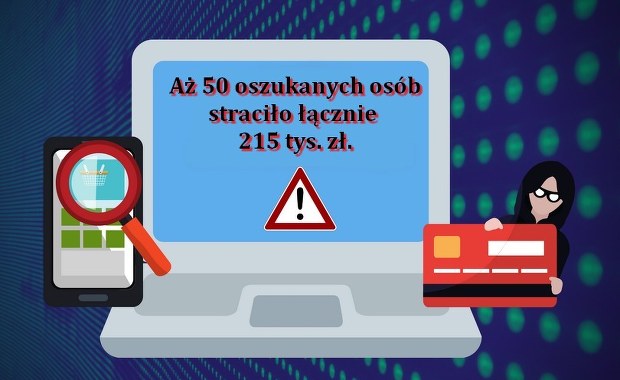 Mieszkańcy jednego powiatu stracili przez oszustwa w sieci 200 tys. złotych