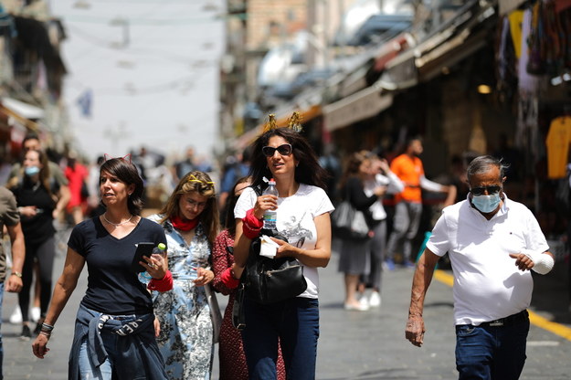 Mieszkańcy Jerozolimy na zdjęciu ilustracyjnym /ABIR SULTAN /PAP/EPA