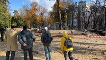 Mieszkańcy Kijowa reagują na rosyjskie bomby: Jeden idiota ma taki kaprys  