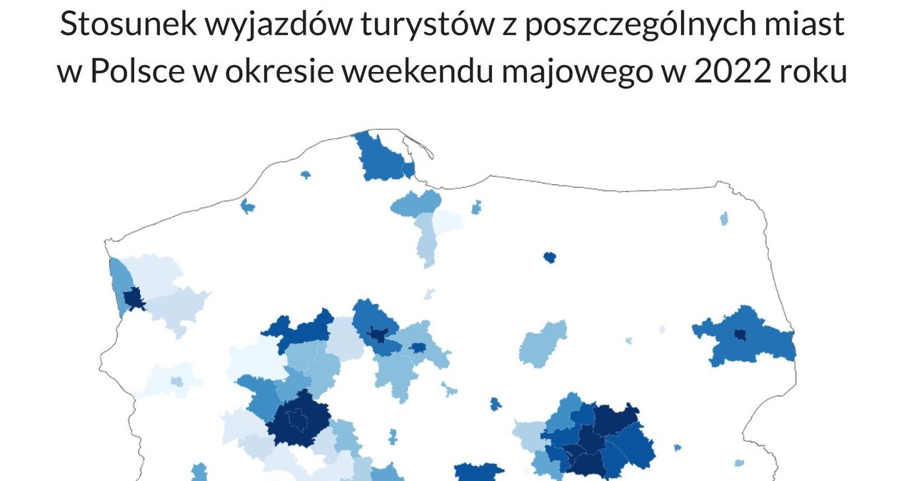 Mieszkańcy których regionów najczęściej "uciekali" z nich na majówkę? / fot. Yanosik /Informacja prasowa