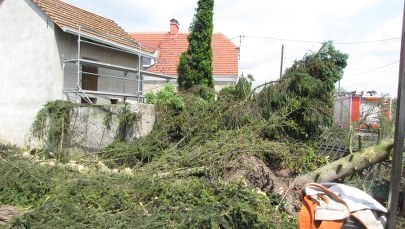 Mieszkańcy Landzmierza: To była trąba powietrzna!